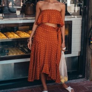 Faithfull the Brand Solana Skirt and Top